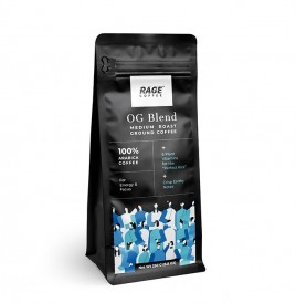 Rage Coffee OG Blend Medium Roast Ground Coffee Aeropress  Pack  250 grams